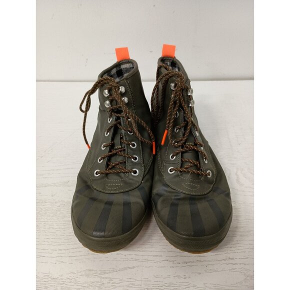 Keds Womens Scout Boots Size 8.5 Olive Green Canvas Insulated Water Resistant - Picture 5 of 9